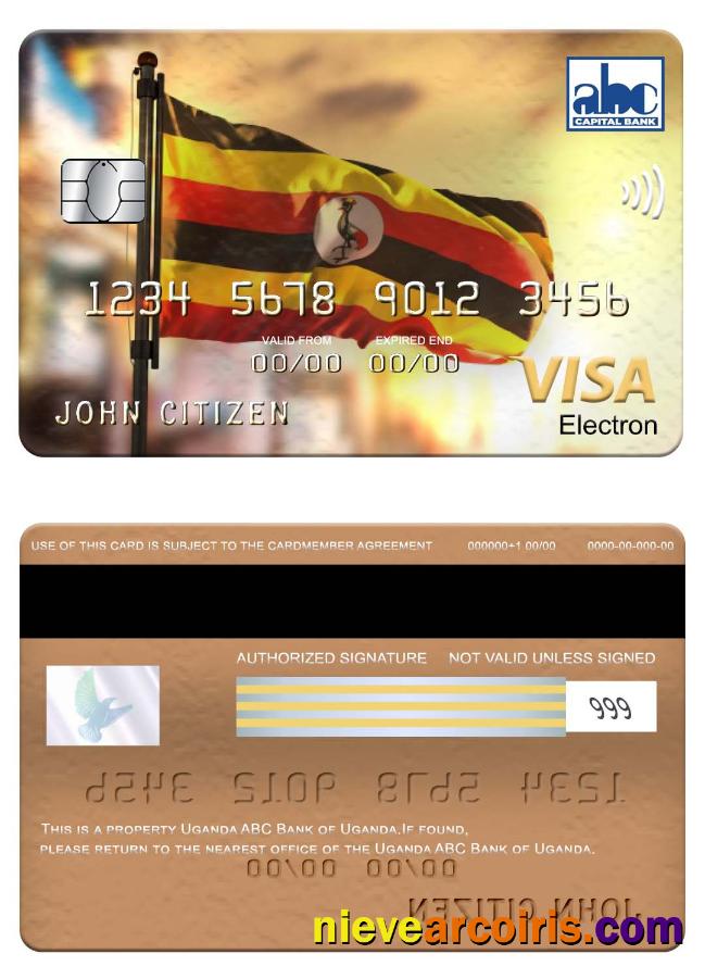 Uganda ABC Bank of Uganda visa electron